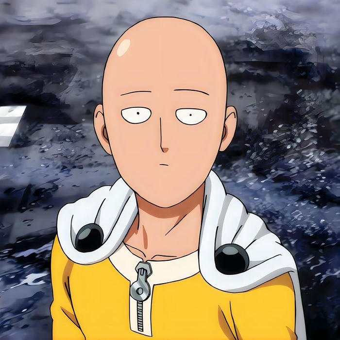 hình Saitama phong cách đơn giản