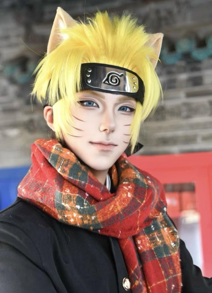hình ảnh cosplay naruto tóc vàng nổi bật