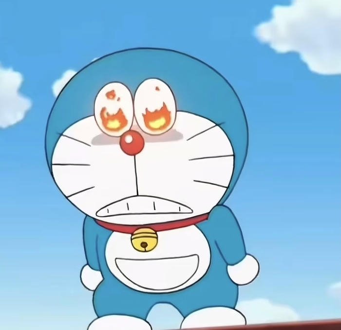 hình ảnh doremon biểu cảm hài hước