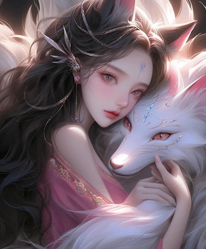 hình ảnh hồ ly anime có chiều sâu