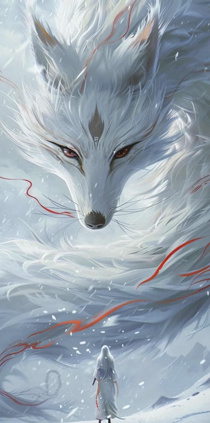 hình ảnh hồ ly anime khá đẹp