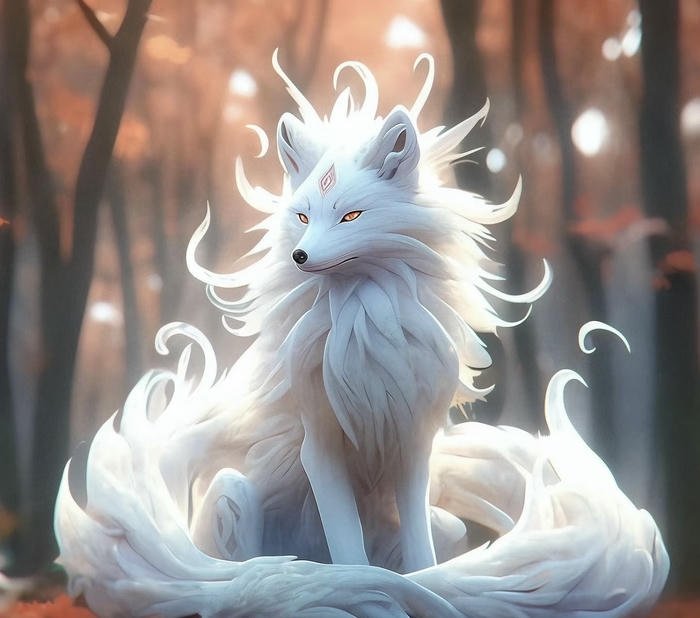 hình ảnh hồ ly anime tổng thể đẹp