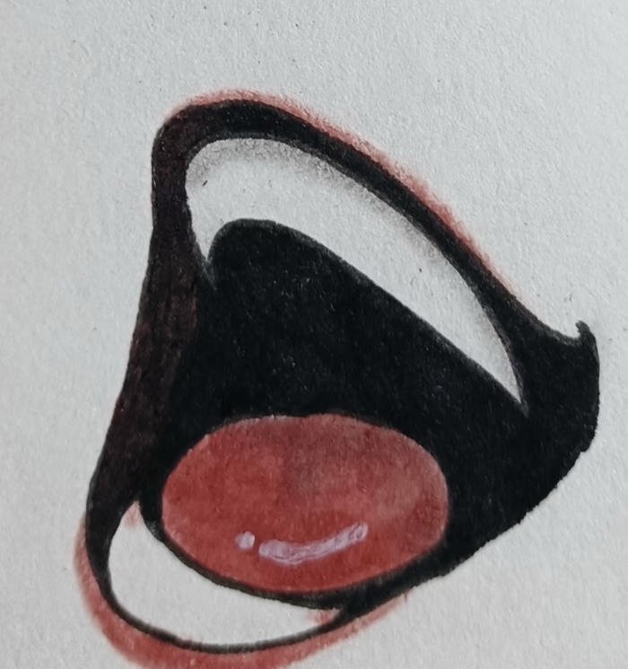 hình ảnh miệng anime há to