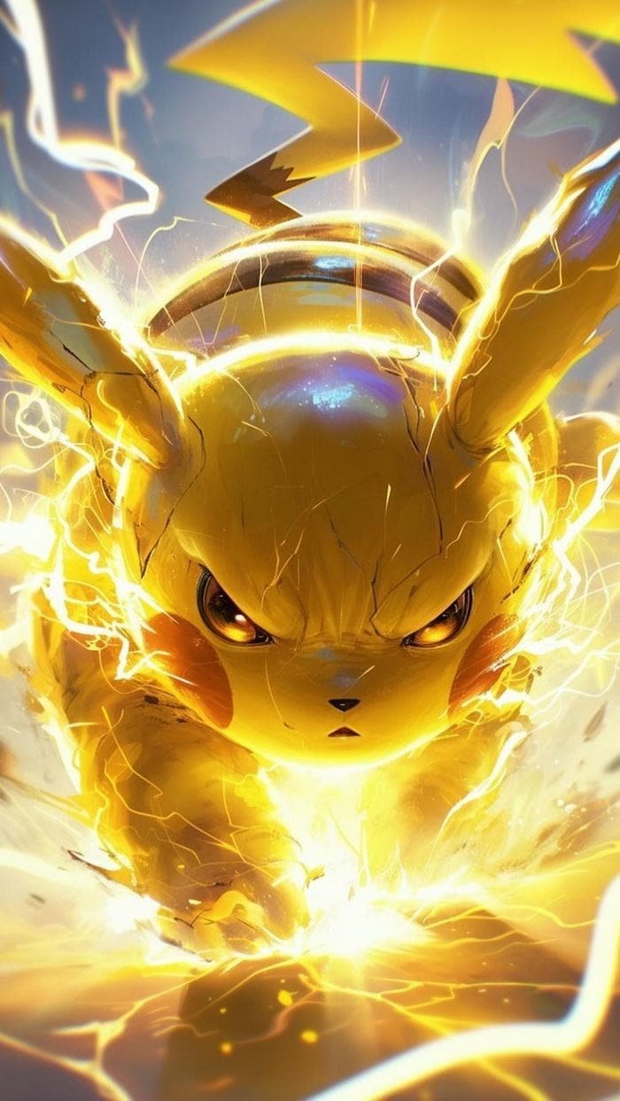 hình ảnh pikachu đang tức giận