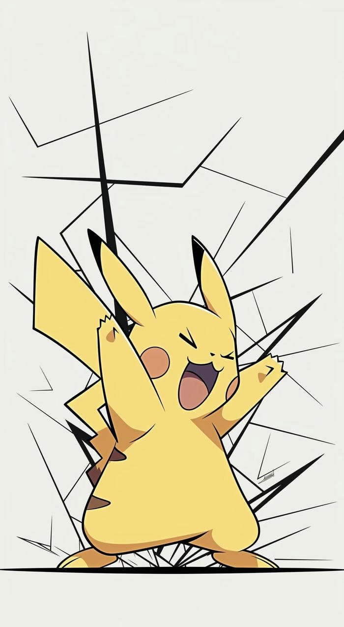 hình ảnh pikachu dễ thương sinh động