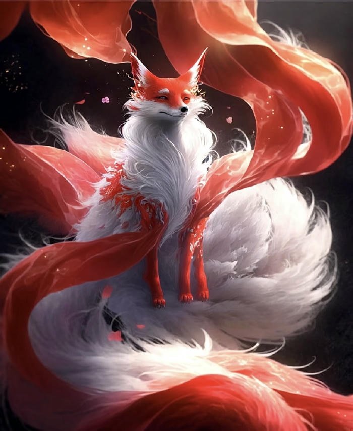 hình anime hồ ly nhìn rõ ràng