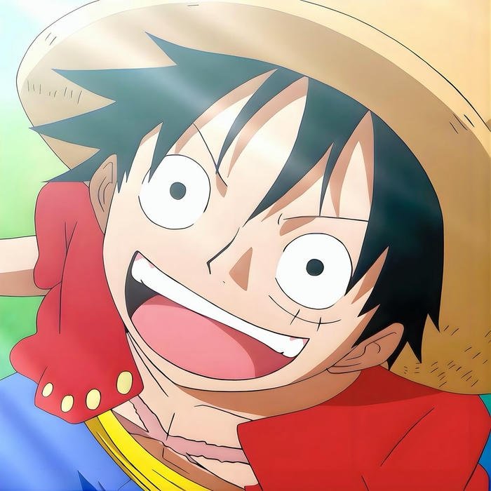 hình luffy diện mạo quen thuộc