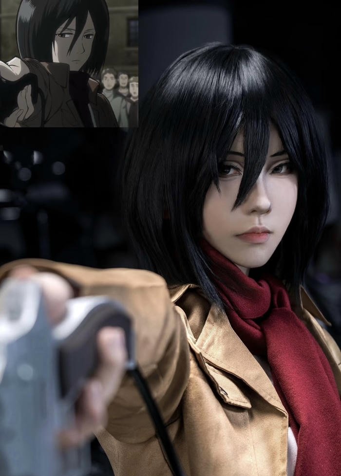 hình misaka cosplay góc nhìn cận