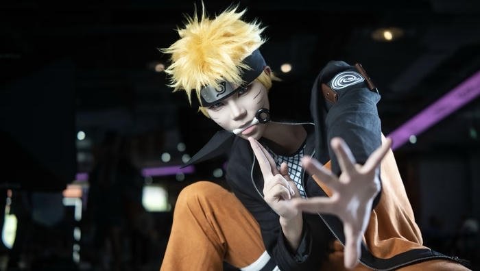 hình naruto cosplay nét mặt tà ác