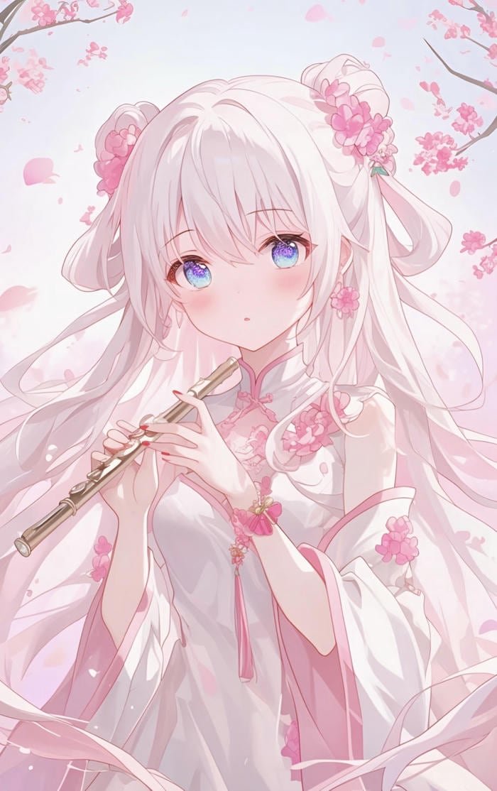 hình nhân vật anime phong thái riêng