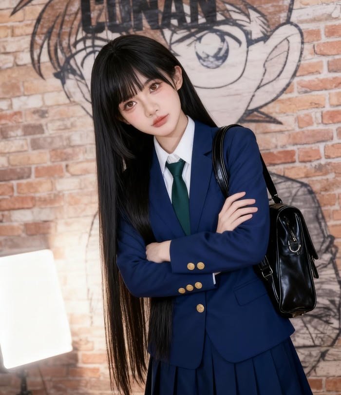 hình nữ sinh cosplay dáng đứng cân đối