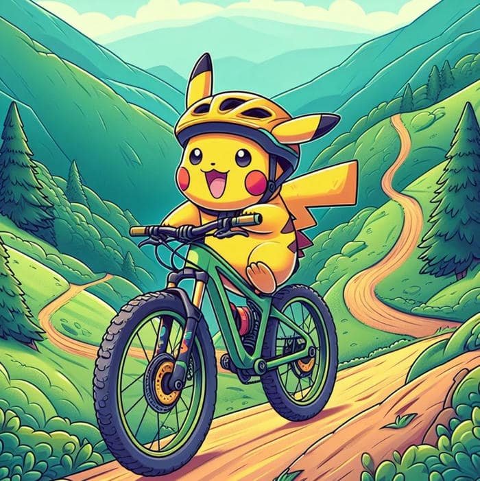 hình pikachu màu sắc tươi sáng