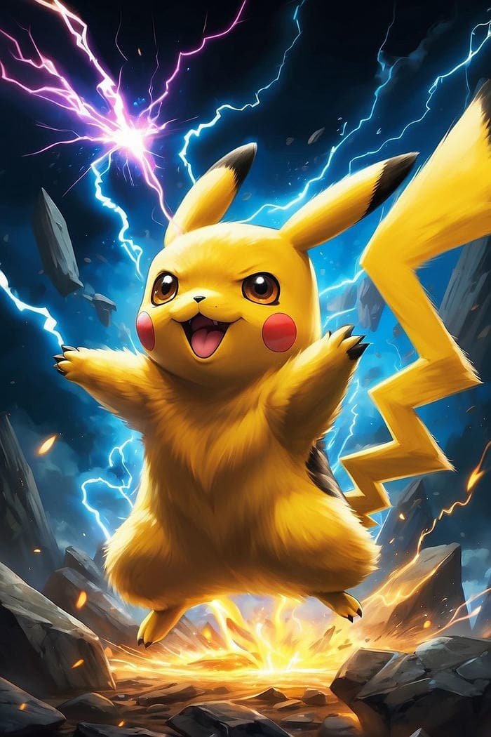 hình pikachu tạo cảm giác tích cực