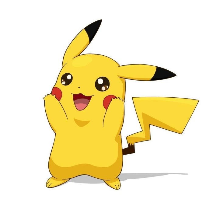 hình pikachu thể hiện sự thân thiện