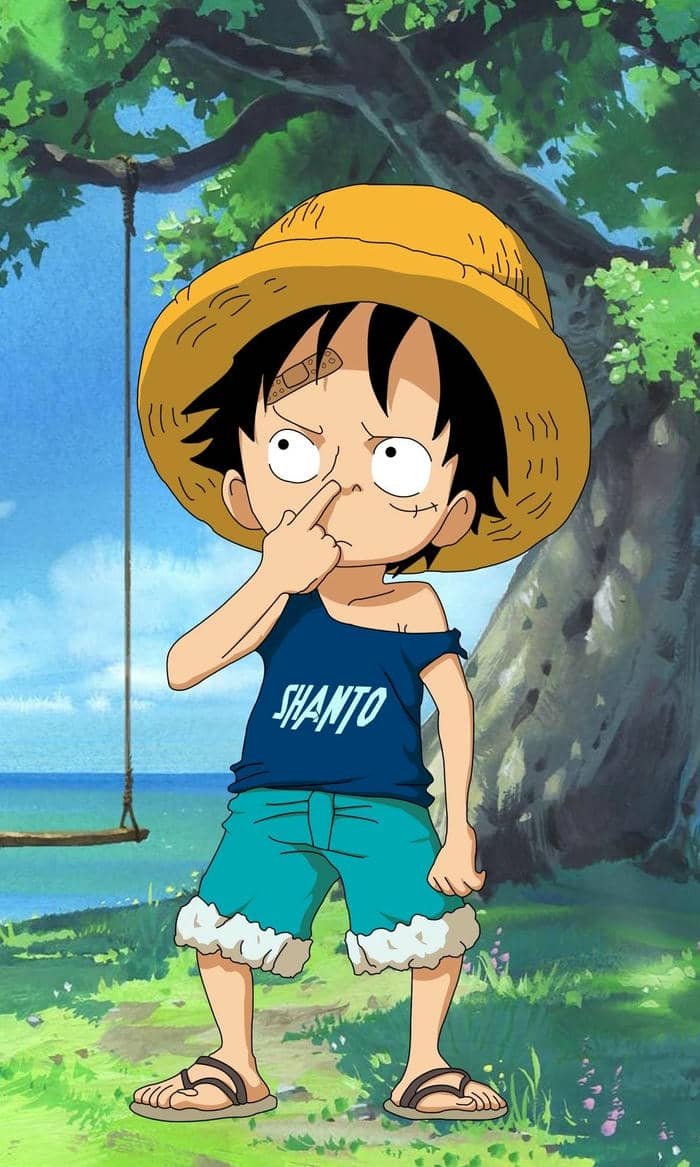 luffy phong cách nhân vật hoạt hình
