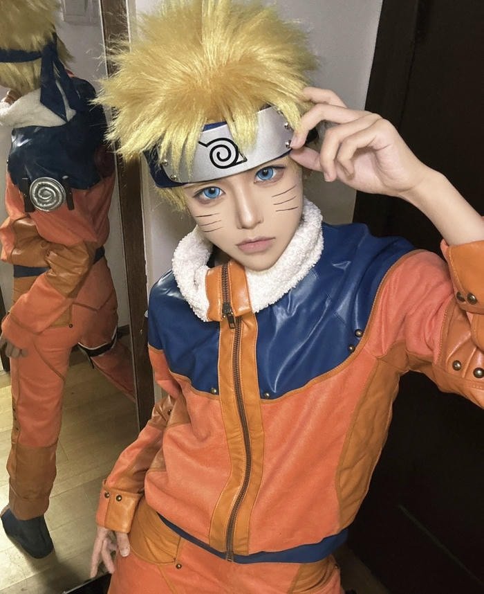 naruto cosplay nam thần thái ngầu