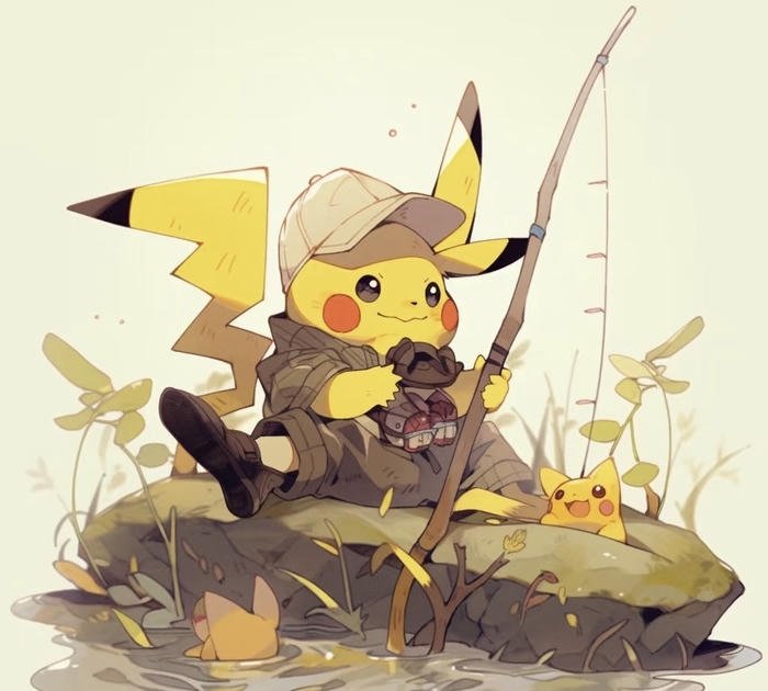 pikachu mang nét đáng yêu chung