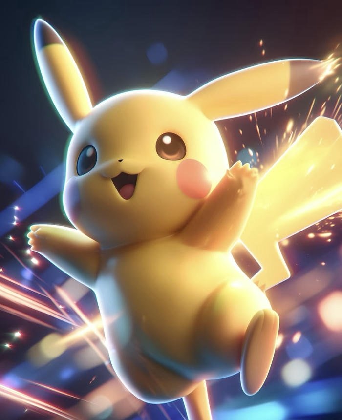 pikachu tạo ấn tượng nhẹ nhàng