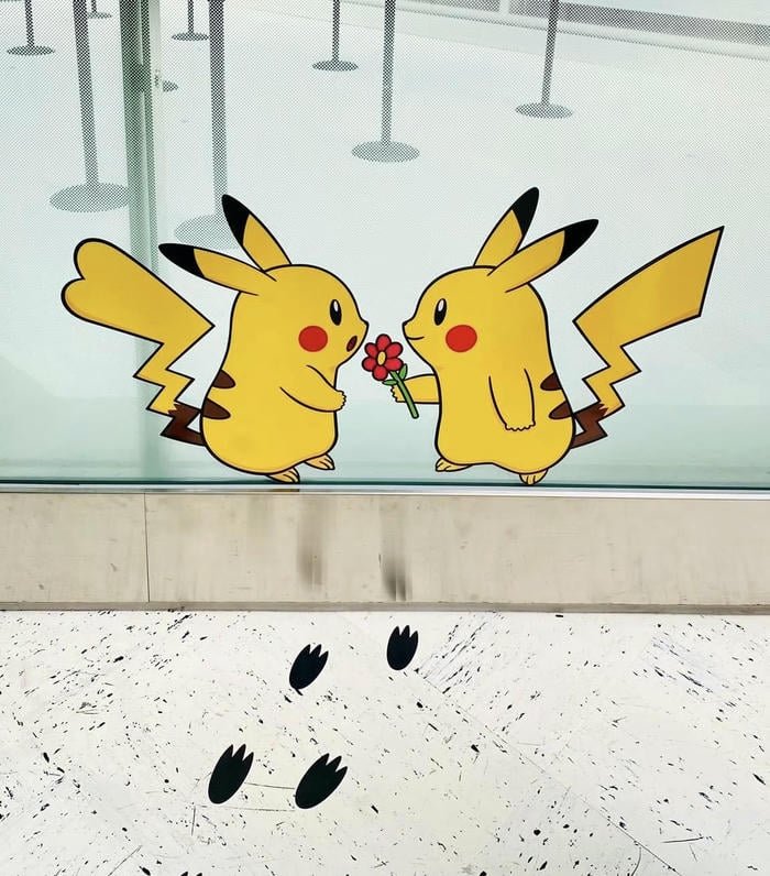 pikachu thể hiện nét đáng yêu chung