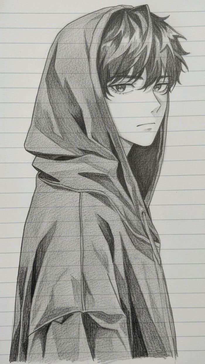 tranh vẽ anime nhân vật thần sắc cá tính