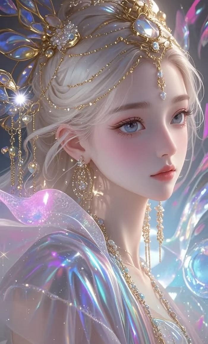 Ảnh anime 3d ánh sáng chân thực