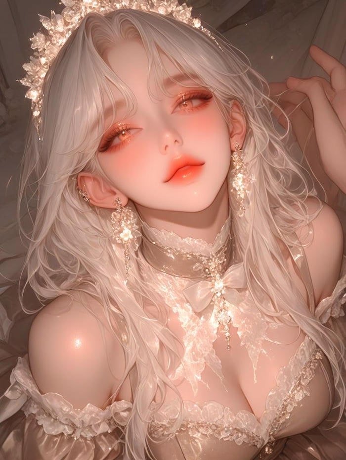 Ảnh anime 3d nhân vật ánh mắt sâu