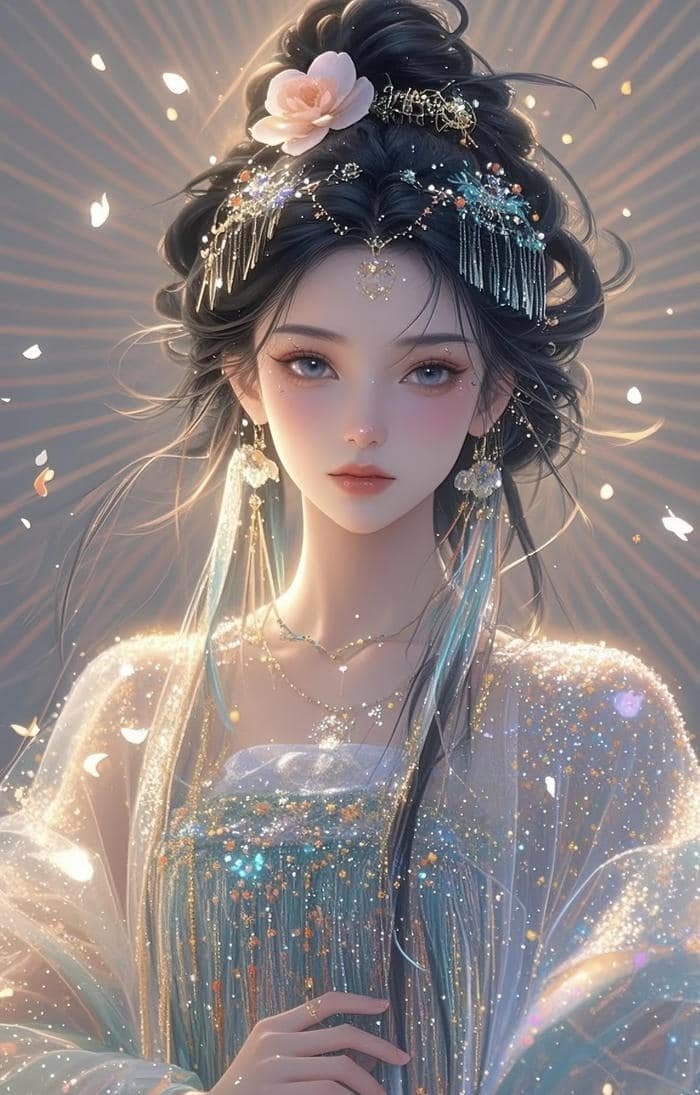 Ảnh anime 3d trang phục lộng lẫy