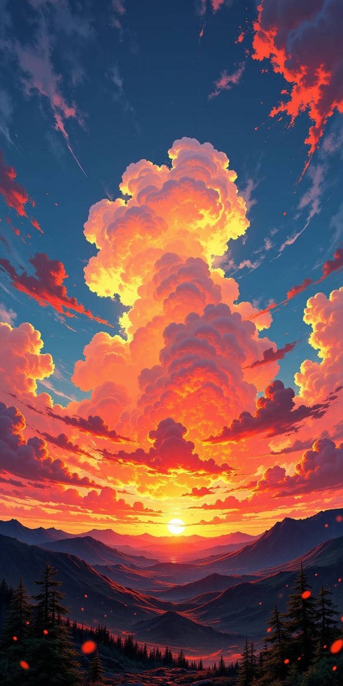 Anime hoàng hôn phong cách nghệ thuật