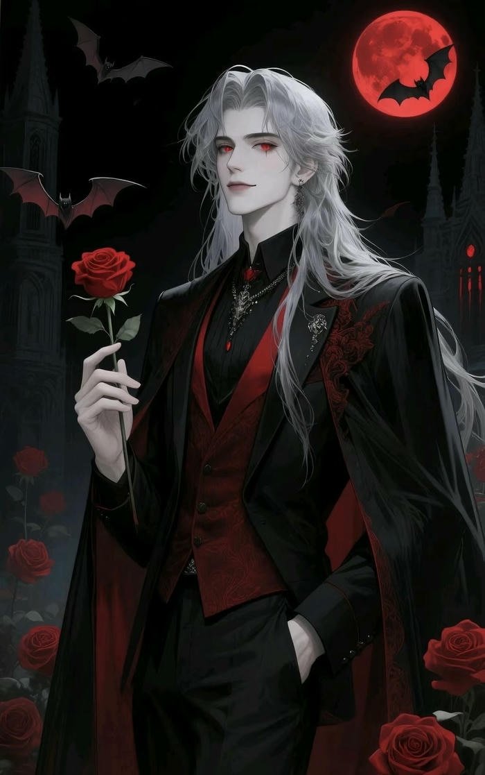 Anime ma cà rồng khung cảnh tối