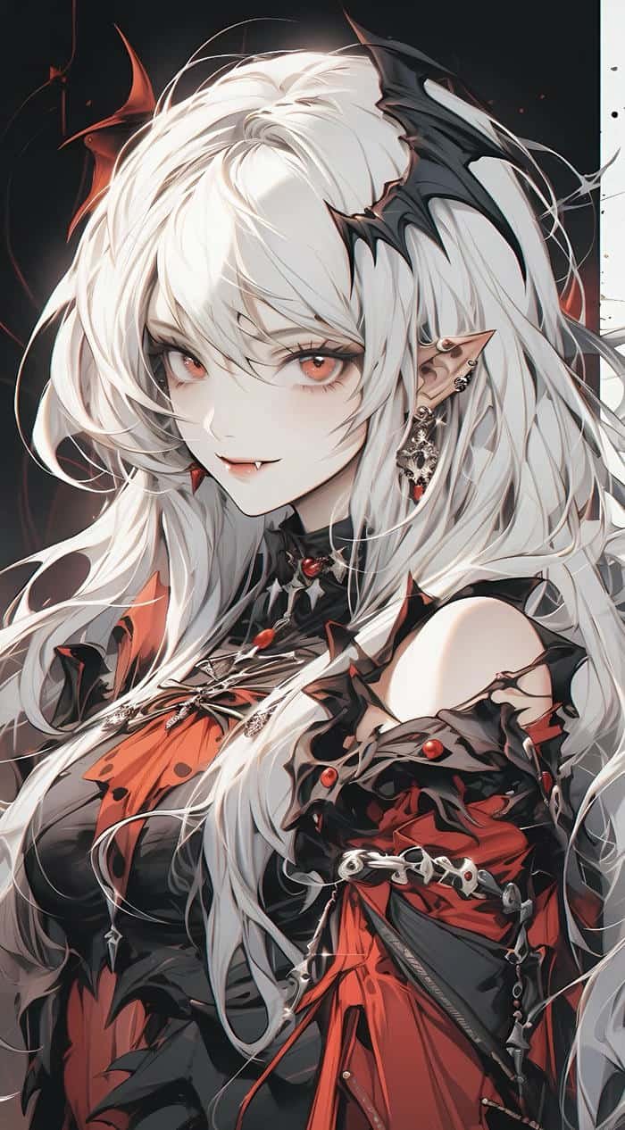 Anime ma cà rồng nền cảnh nhẹ nhàng