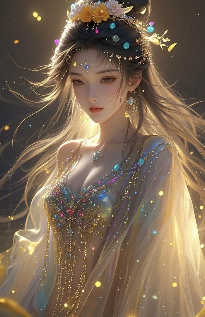 Bức hình anime 3d ánh mắt long lanh