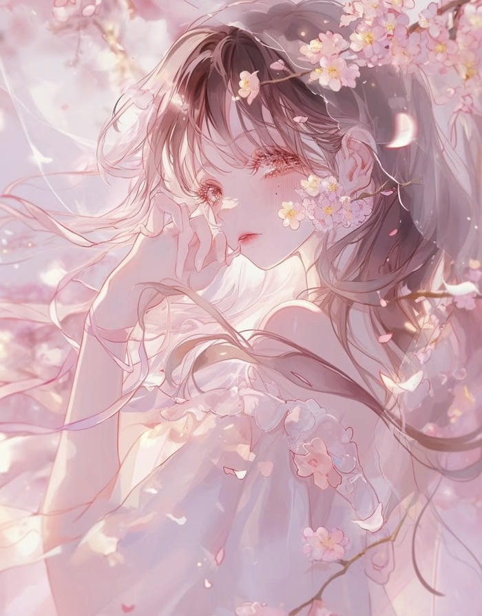 Cảnh sắc hoa anh đào trong thế giới anime