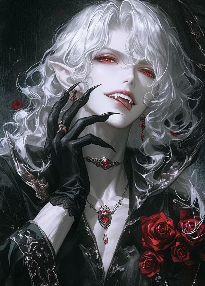 Hình ảnh anime ma cà rồng huyền ảo