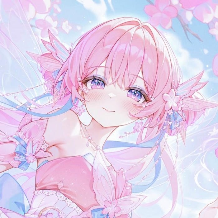 Hình ảnh anime màu hồng đẹp mắt