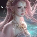 Hình anime 3d tóc bay trong gió