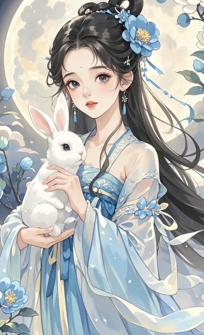 Hình anime cổ trang dáng người mảnh