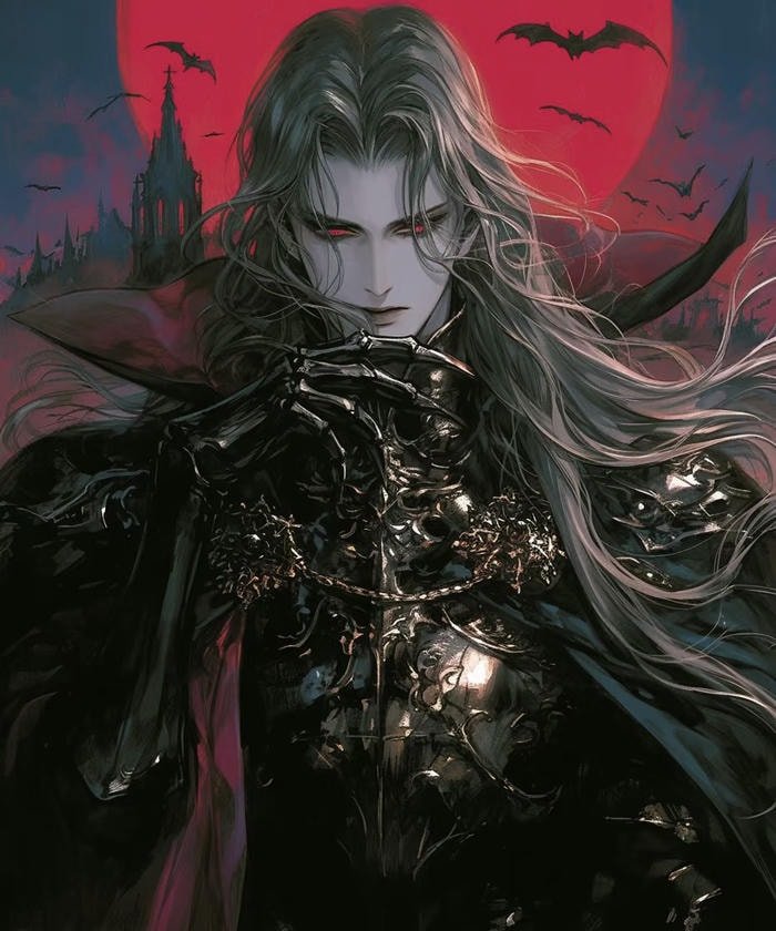 Hình ma cà rồng anime âm u