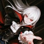 Hình ma cà rồng anime bầu trời tĩnh