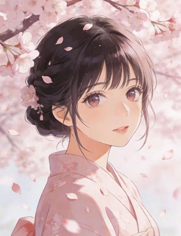 Hoa anh đào anime tỏa sắc mùa xuân