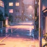 Mưa buồn không gian yên lặng