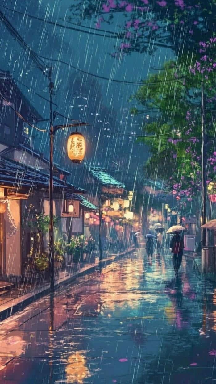 Mưa buồn khung cảnh trầm u