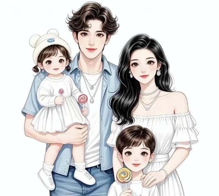 anime gia đình cả nhà yêu thương nhau