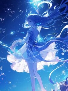 Tuyển tập 254+ ảnh anime màu xanh dương đẹp nhẹ nhàng