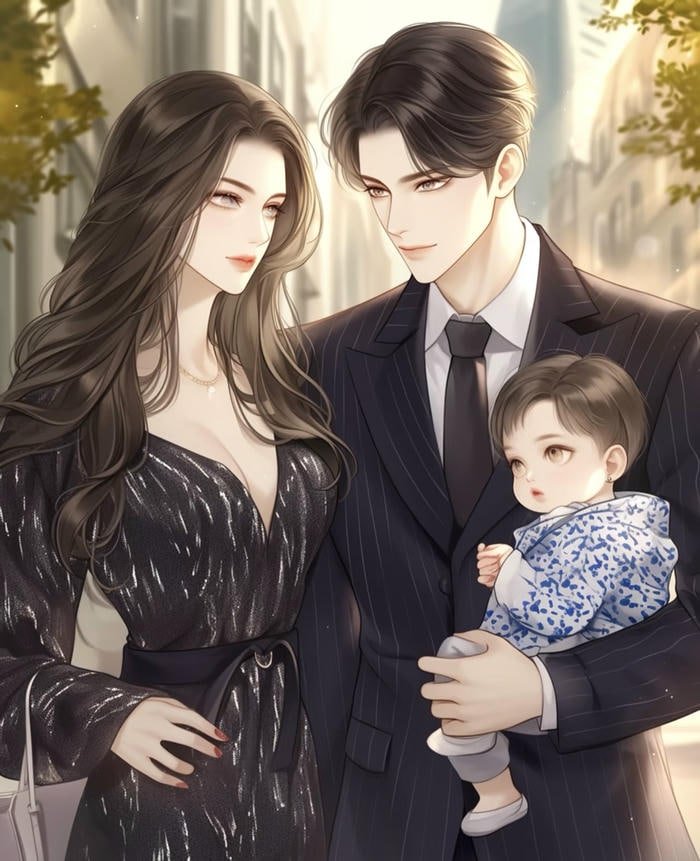 hình gia đình anime ảnh đầy ma mị