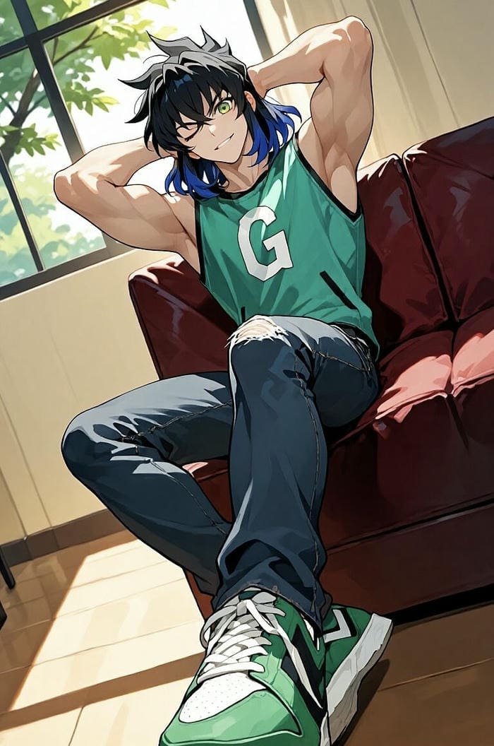 Ảnh Inosuke anime dáng người năng nổ