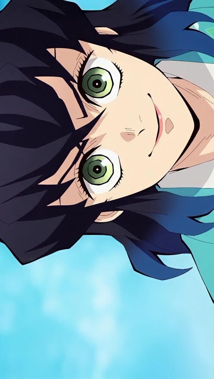 Ảnh Inosuke anime nét mặt hiếu thắng