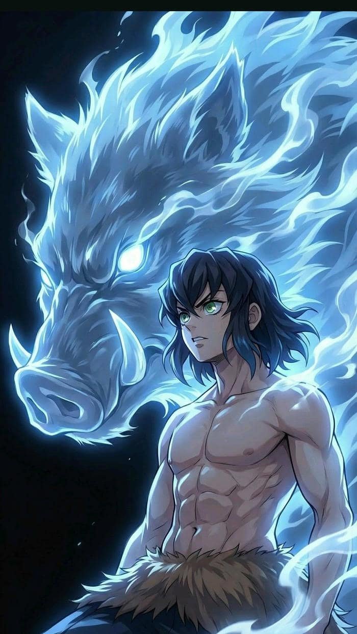 Ảnh Inosuke biểu cảm cực ngầu