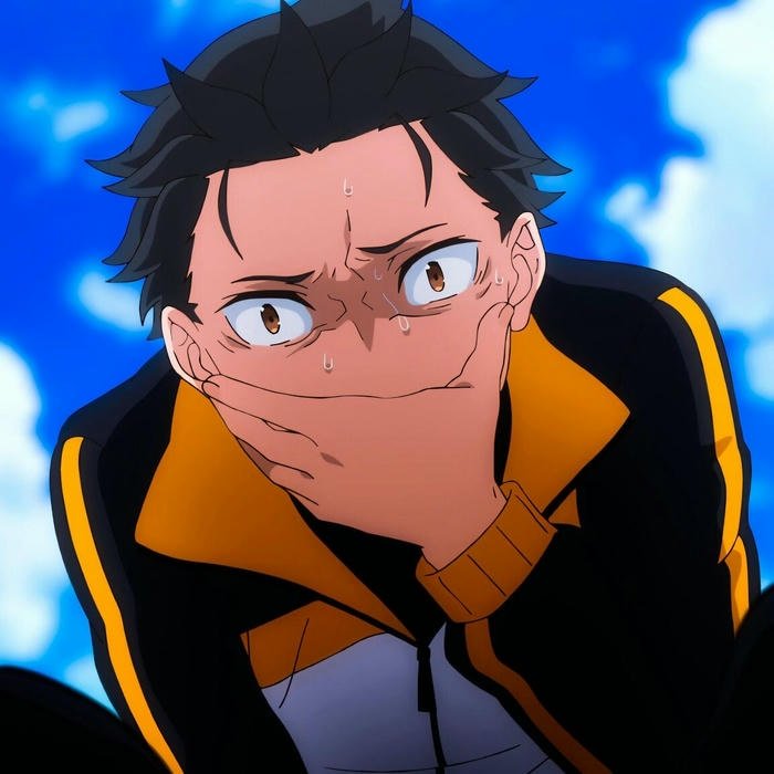 Ảnh Natsuki Subaru anime đơn giản