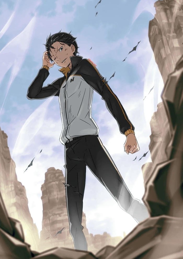 Ảnh Natsuki Subaru anime trầm lặng