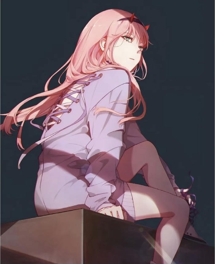 Ảnh Zero Two vẻ đẹp bí ẩn